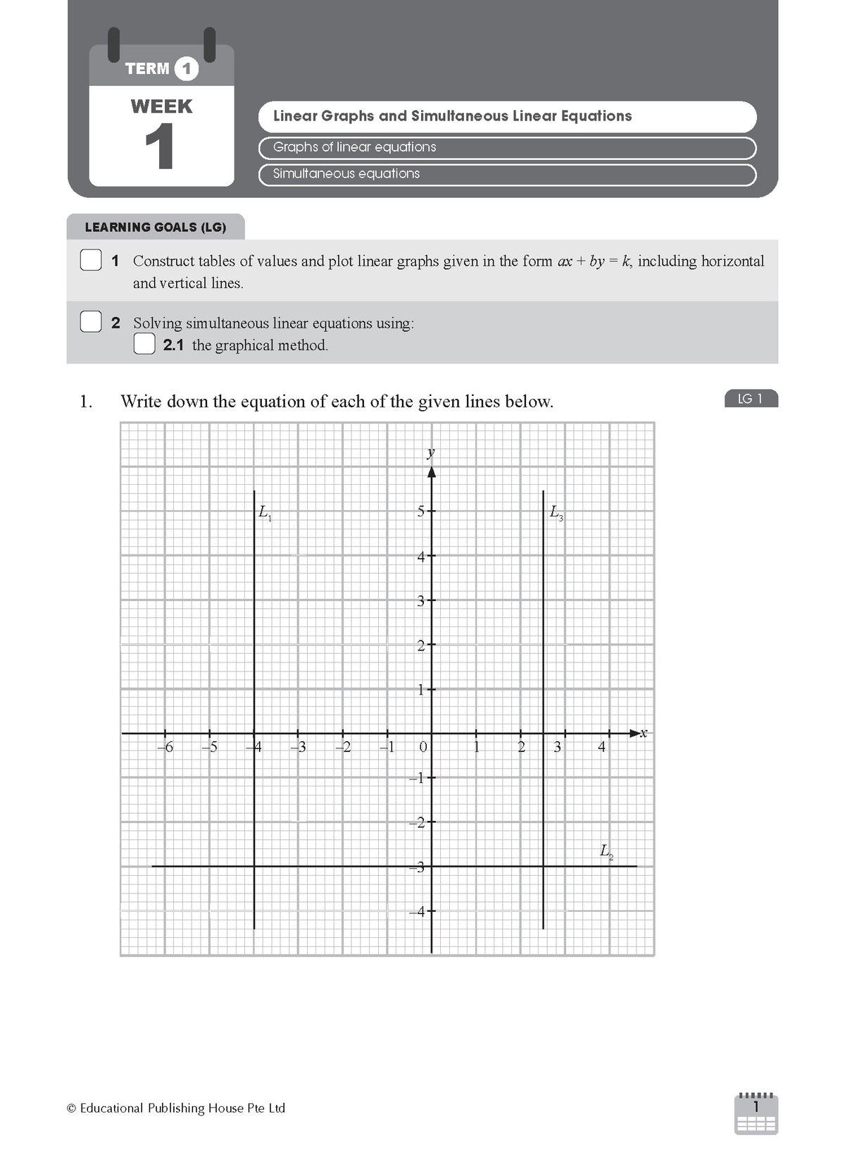 Secondary 2/G3 Maths Weekly Revision 