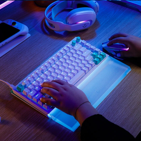 Logitech G512 X 75 Gaming Keyboard (White Tactile)