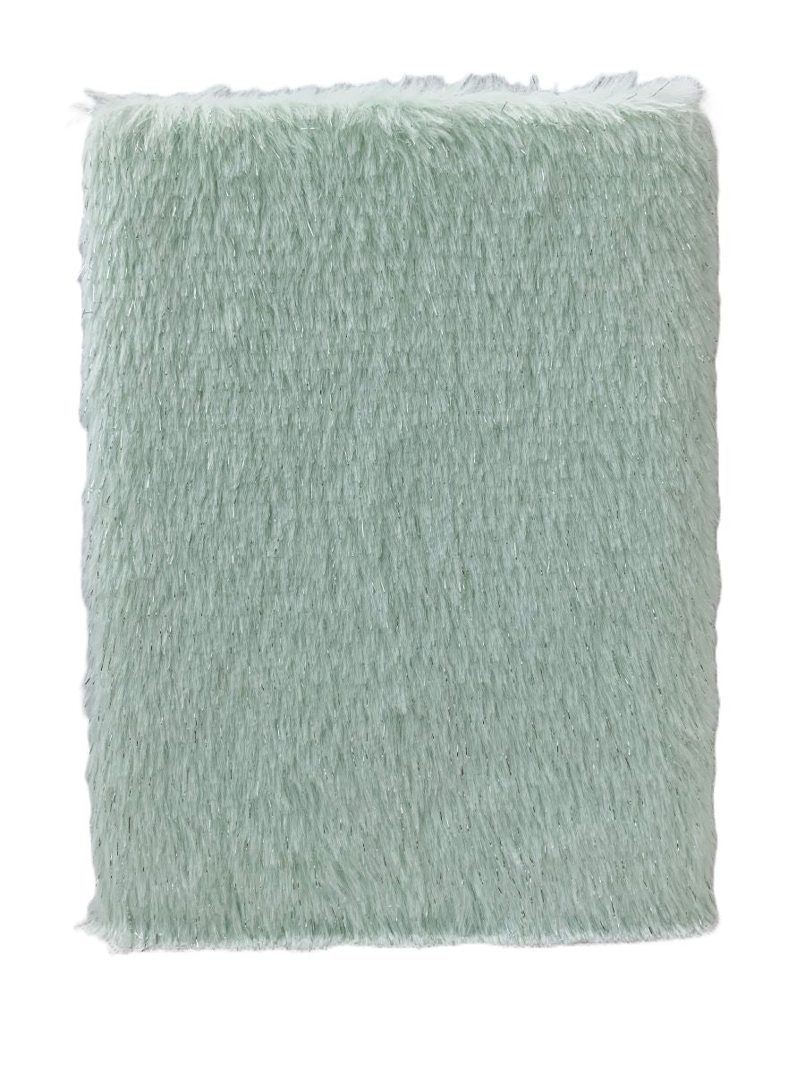 LOOM Plush A5 Notebook – Green, 80 Sheets