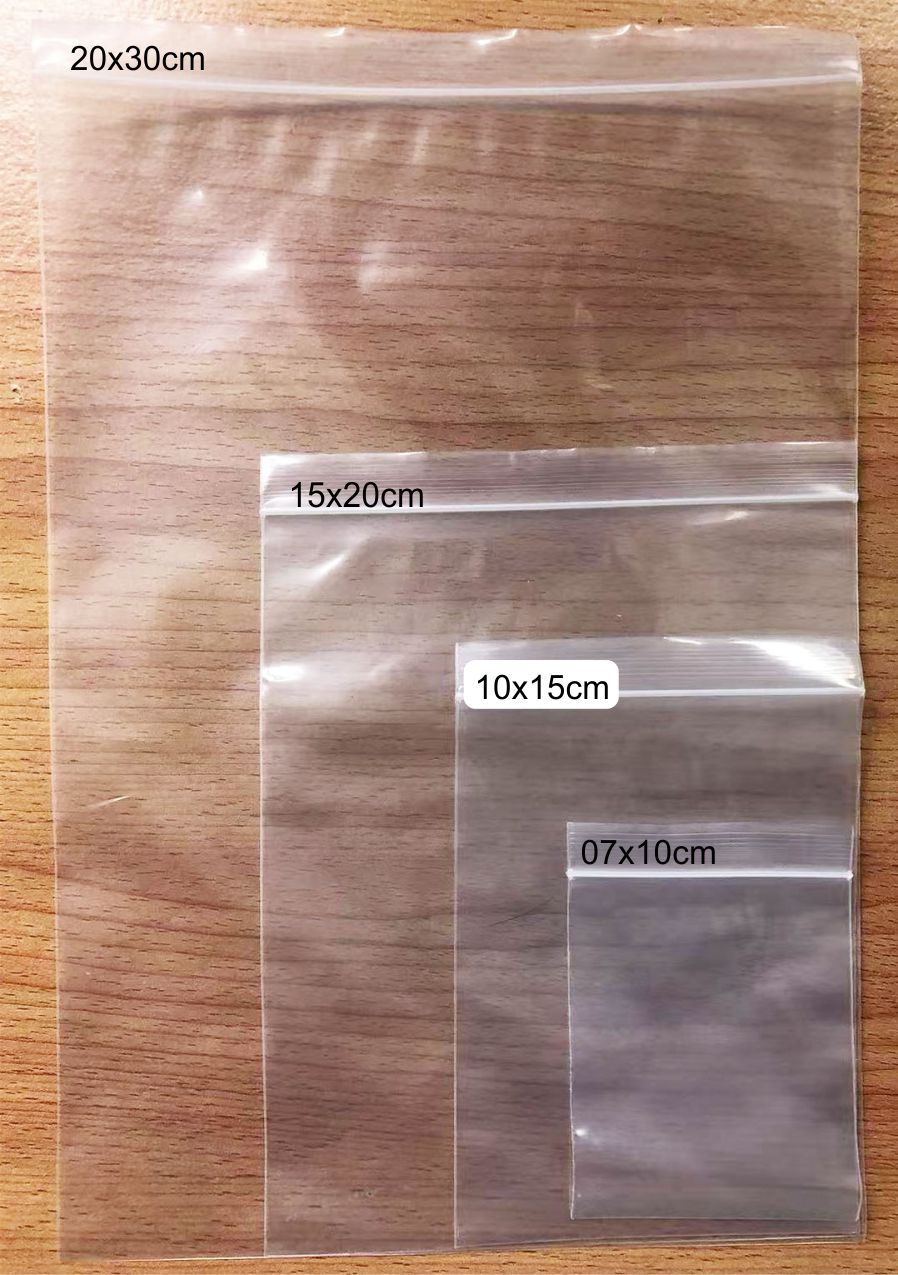 Shukujo Zipped Plastic Bag 100's ZB1015