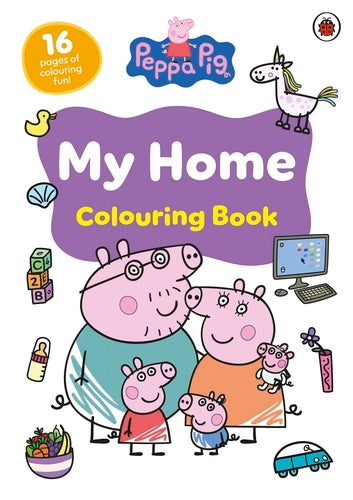 Peppa Pig: My Home Colouring Book (Paperback)
