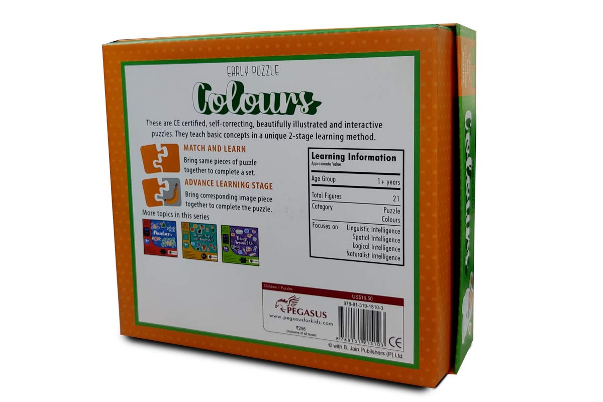 POPCORN GAMES AND PUZZLES COLOURS 21 PUZZLES IN A BOX