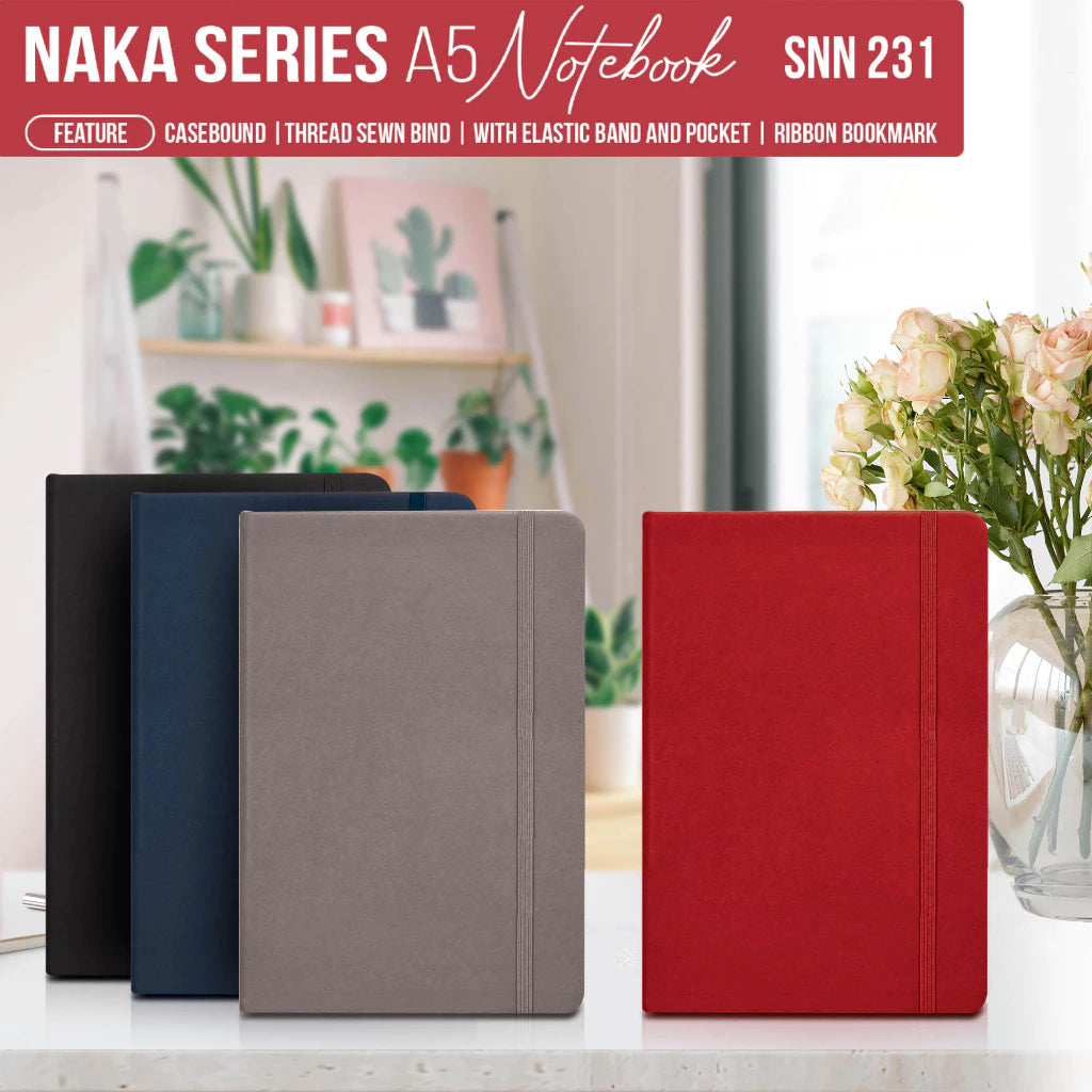 SEAKING NOTEBOOK SNN 231(BLU BLK RED GRY