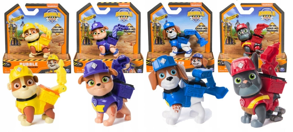 SPIN MASTER RUBBLE AND CREW WHEELER TOOL ACTION FIGURE ASSORTED