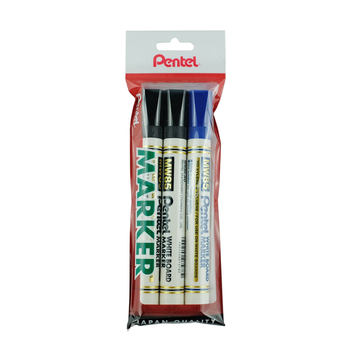PENTEL Whiteboard Marker Valuepackmw85-3