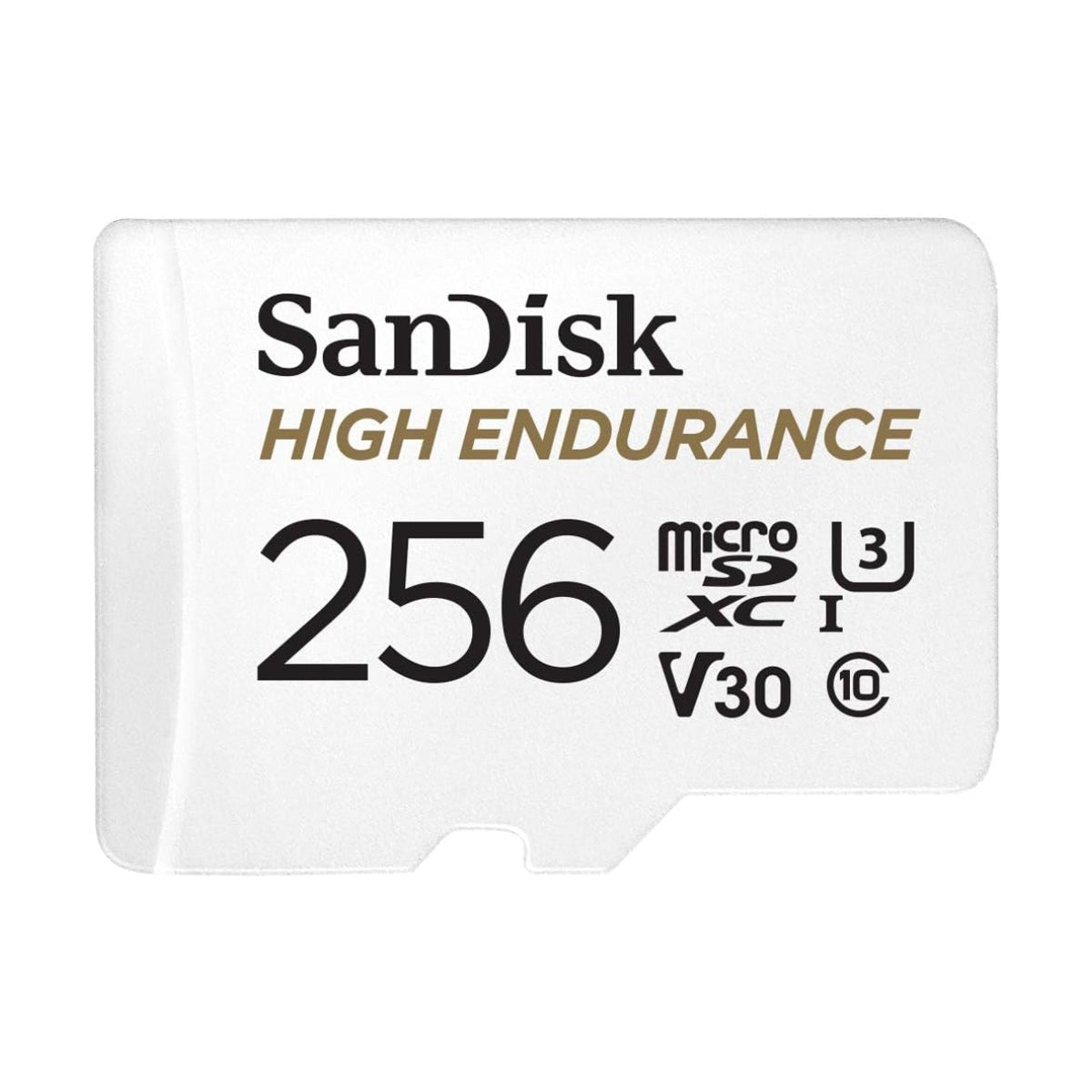 SanDisk SDSQQNR-256G-GN6IA High Endurance 256GB microSDXC card with Adapter for dash cams and security cameras , Black