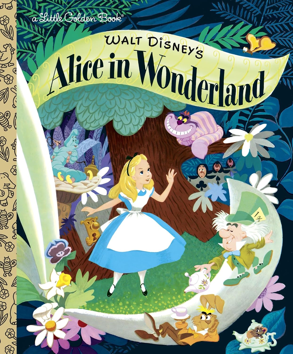 A Little Golden Book: Alice In The Wonderland (Hardcover)