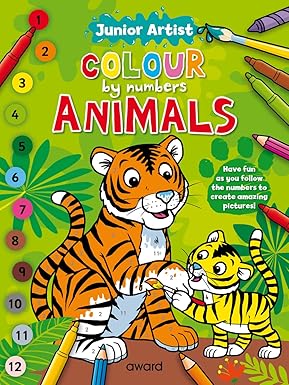 Junior Artist Colour By Numbers: Animals