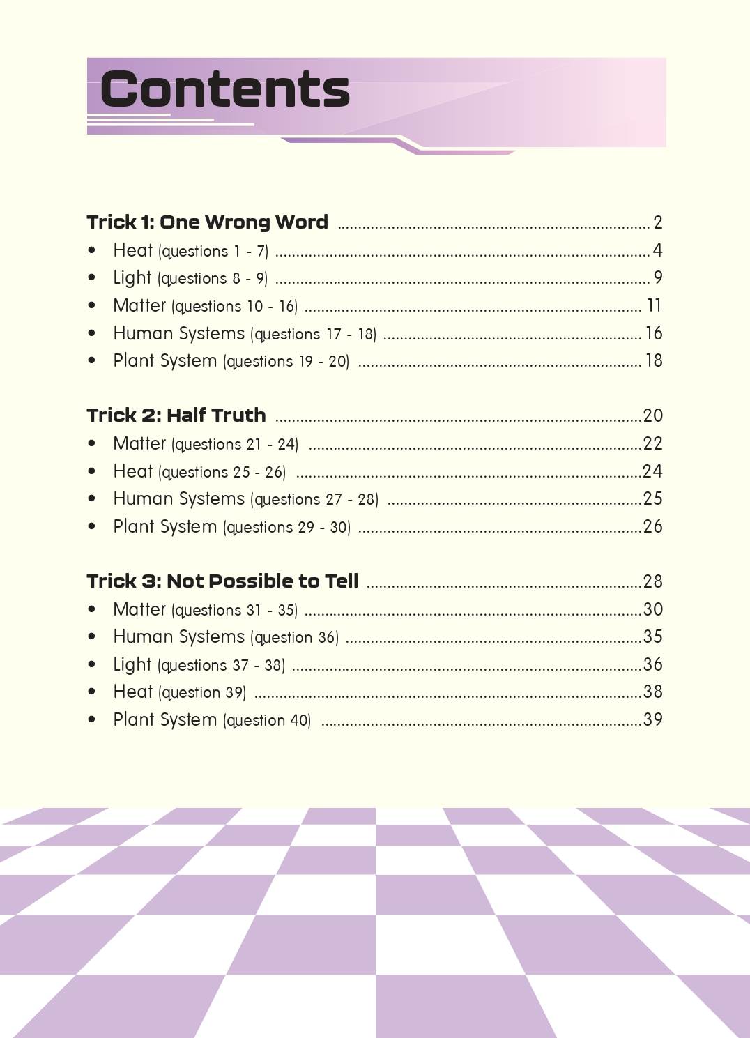 Conquer Science Tricky MCQs Primary 4