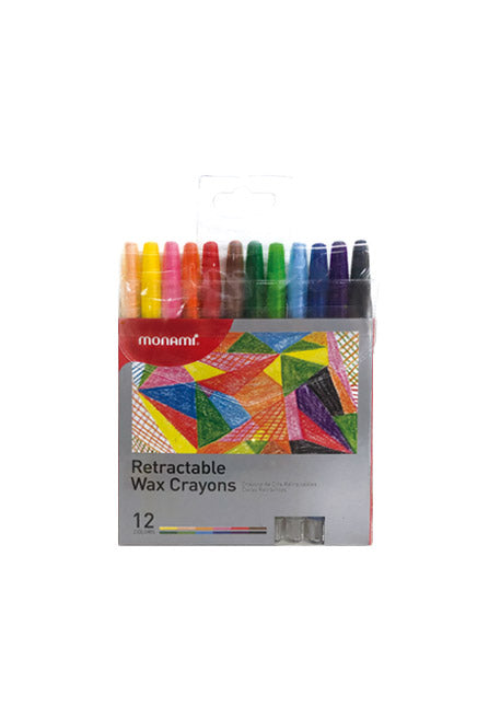 Monami Wax Crayons RWC-12C